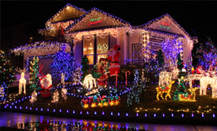 Residential Holiday LIght Installations